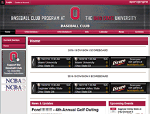 Tablet Screenshot of osuclubbaseball.org